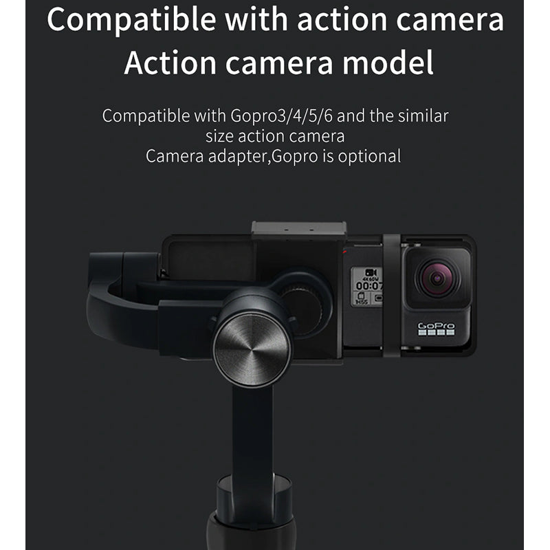 WIWU 3-AXIS HANDHELD SMARTPHONE GIMBAL STABILIZER PHONE HOLDER - BLACK