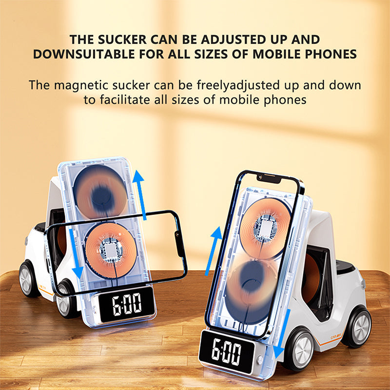 Toocki T20 5 in 1 _ 15W wireless charging station with clock and alarm