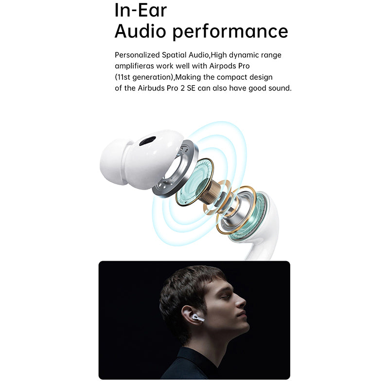 WiWU Airbuds Pro 2 SE Wireless Bluetooth In-Ear Earphone for Mobile Phone devices HF sound