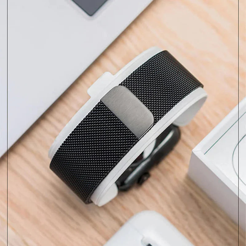 Stainless Steel Magnetic Apple Watch Strap Band