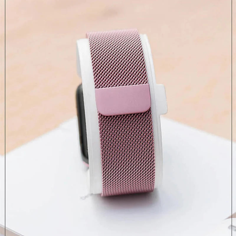 Stainless Steel Magnetic Apple Watch Strap Band