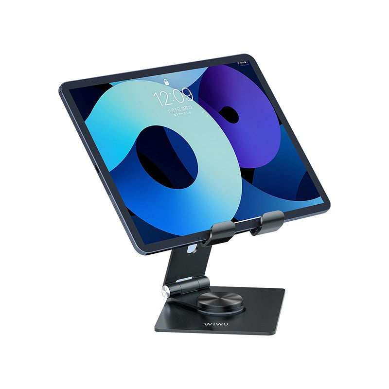 WIWU ZM106 DESKTOP ROTATION STAND FOR MOBILE PHONE AND TABLET - SPACE GRAY