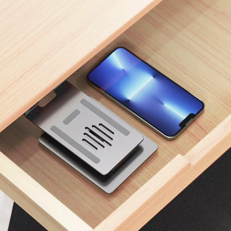 WIWU ZM106 DESKTOP ROTATION STAND FOR MOBILE PHONE AND TABLET - SPACE GRAY