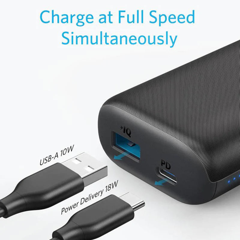 Anker PowerCore Metro 10000 PD – Black Fabric