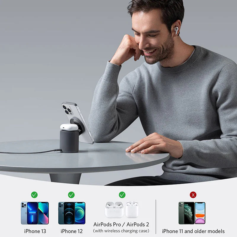Anker 623 Magnetic Wireless Charger (MagGo) – Interstellar Gray