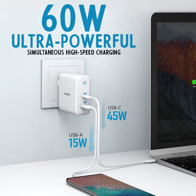 Anker PowerPort Atom III (2 Ports) – White