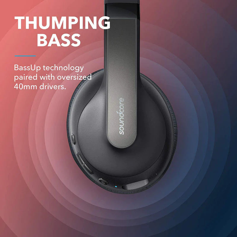 Anker Soundcore Life Q10 Wireless Bluetooth Headphones – Black