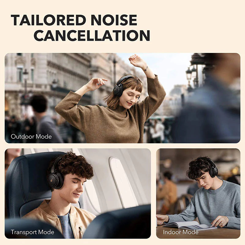 Anker Soundcore Life Q30 Hybrid Active Noise Cancelling Headphones – Black