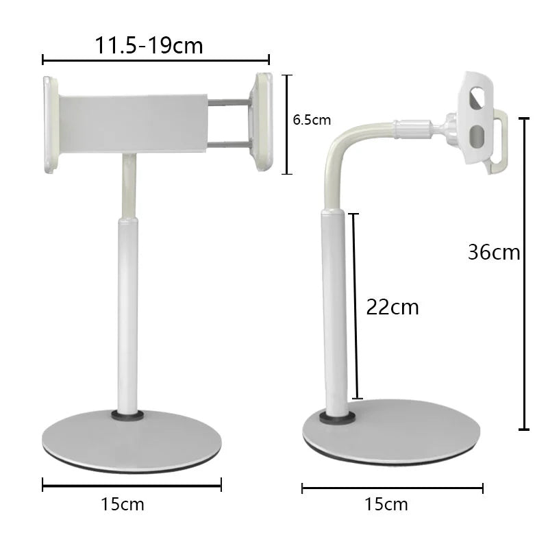 WIWU ZM300 GIRAFFE DESK STAND FOR PHONE & TABLET - WHITE