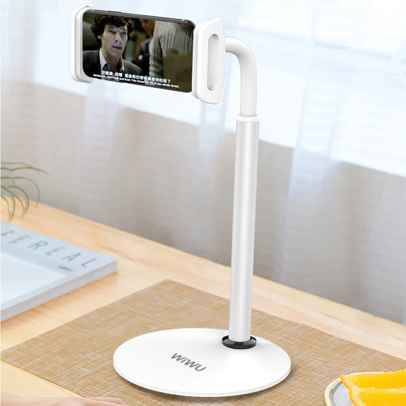 WIWU ZM300 GIRAFFE DESK STAND FOR PHONE & TABLET - WHITE