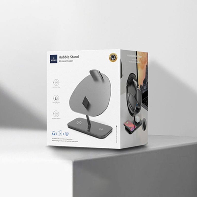 WiWU M15 3 in 1 Wireless Charger Special Design for Airpods Max