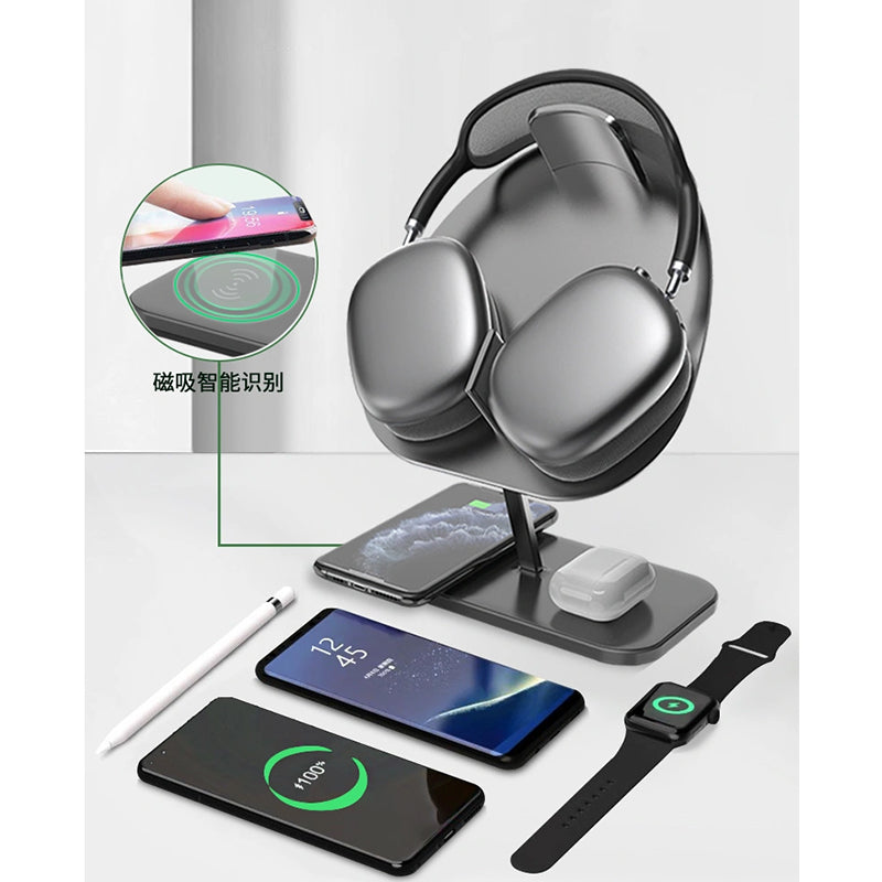 WiWU M15 3 in 1 Wireless Charger Special Design for Airpods Max