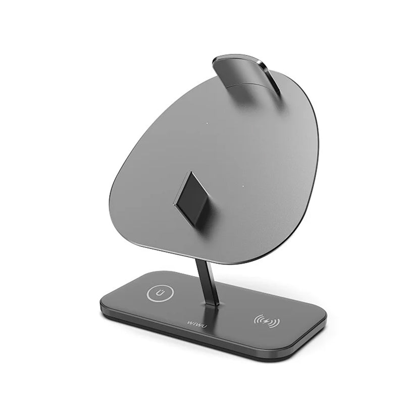 WiWU M15 3 in 1 Wireless Charger Special Design for Airpods Max