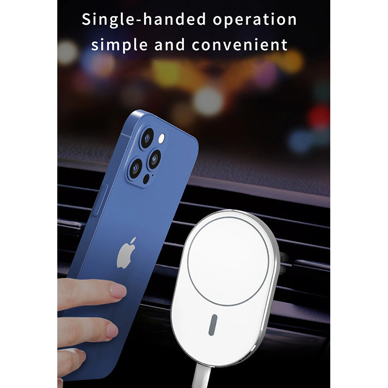 WiWU Magnetic Attached Wireless Charger Car mount CH-306