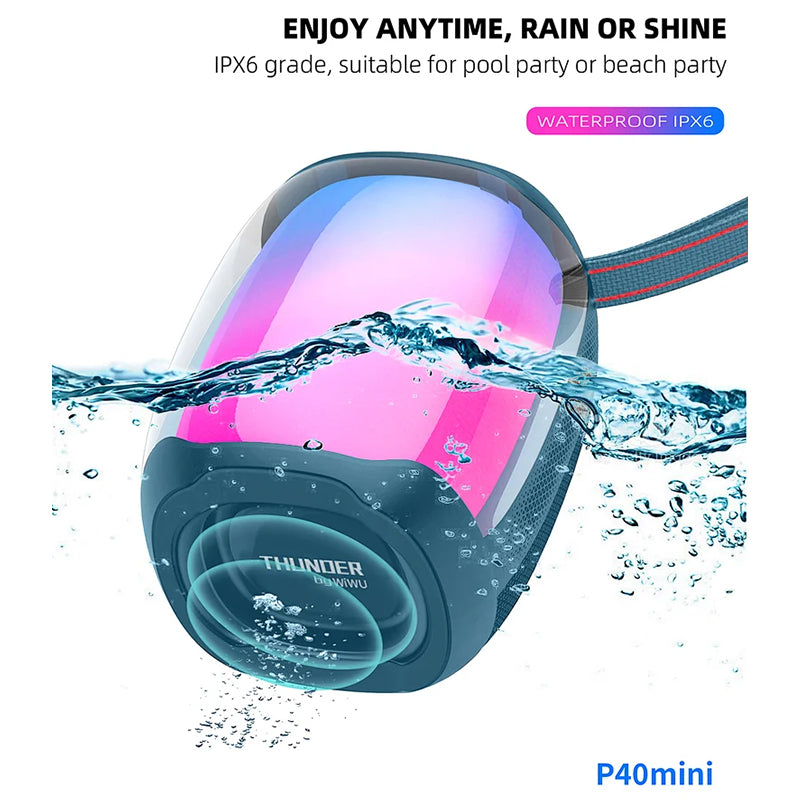 WIWU P40 MINI THUNDER WIRELESS SPEAKER - DARK BLUE