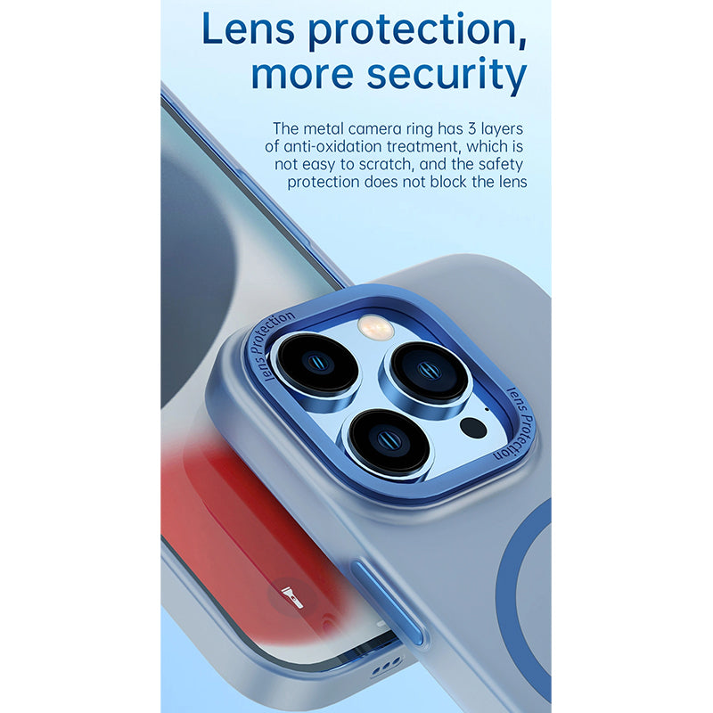 WIWU ULTRA THIN MAGNETIC FROSTED ANTI-DROP CASE FOR IPHONE