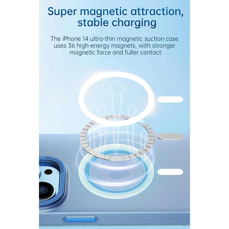 WIWU ULTRA THIN MAGNETIC FROSTED ANTI-DROP CASE FOR IPHONE