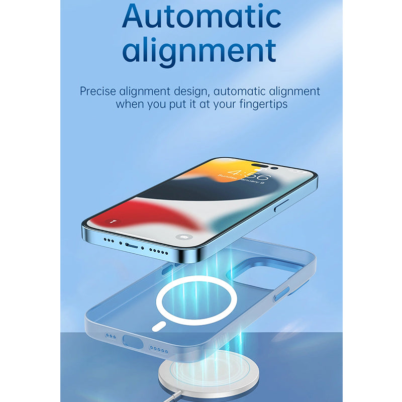 WIWU ULTRA THIN MAGNETIC FROSTED ANTI-DROP CASE FOR IPHONE