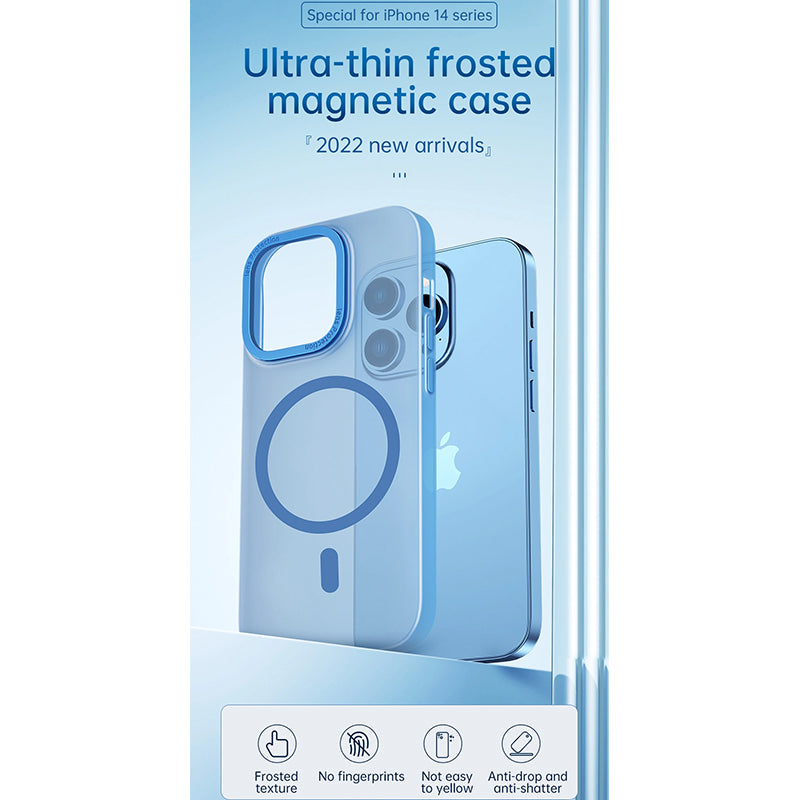 WIWU ULTRA THIN MAGNETIC FROSTED ANTI-DROP CASE FOR IPHONE