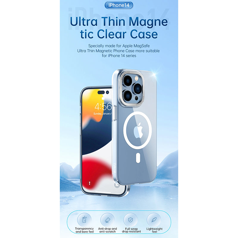 WIWU ULTRA THIN MAGNETIC CLEAR CASE FOR IPHONE