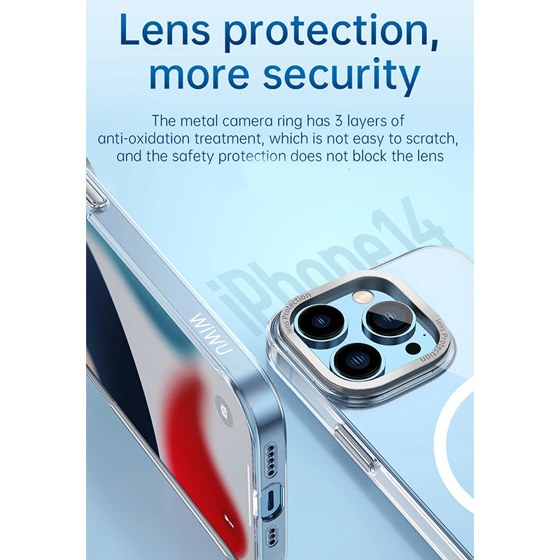 WIWU ULTRA THIN MAGNETIC CLEAR CASE FOR IPHONE