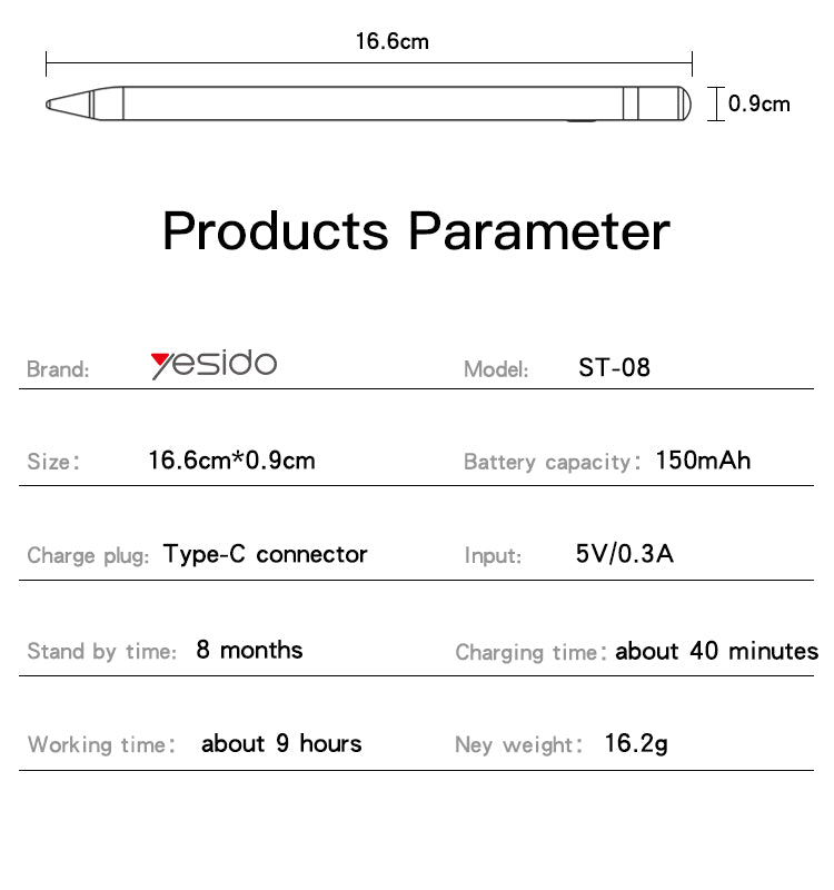 Yesido ST08 Capacitive Pen