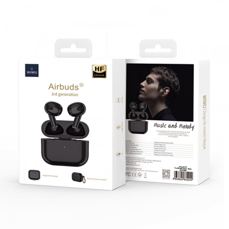WIWU AIRBUDS 3 SE TRUE WIRELESS STEREO - BLACK