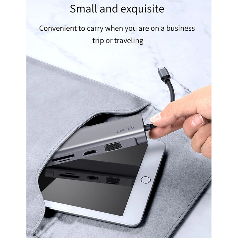 WiWU Alpha 11 in 1 USB C Hub All in One RJ45 Internet 4K for Macbook Laptop Type C Docking Station