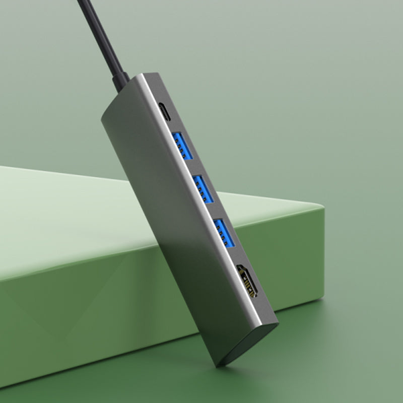 WIWU ALPHA 5 IN 1 USB-C HUB A531H - GRAY