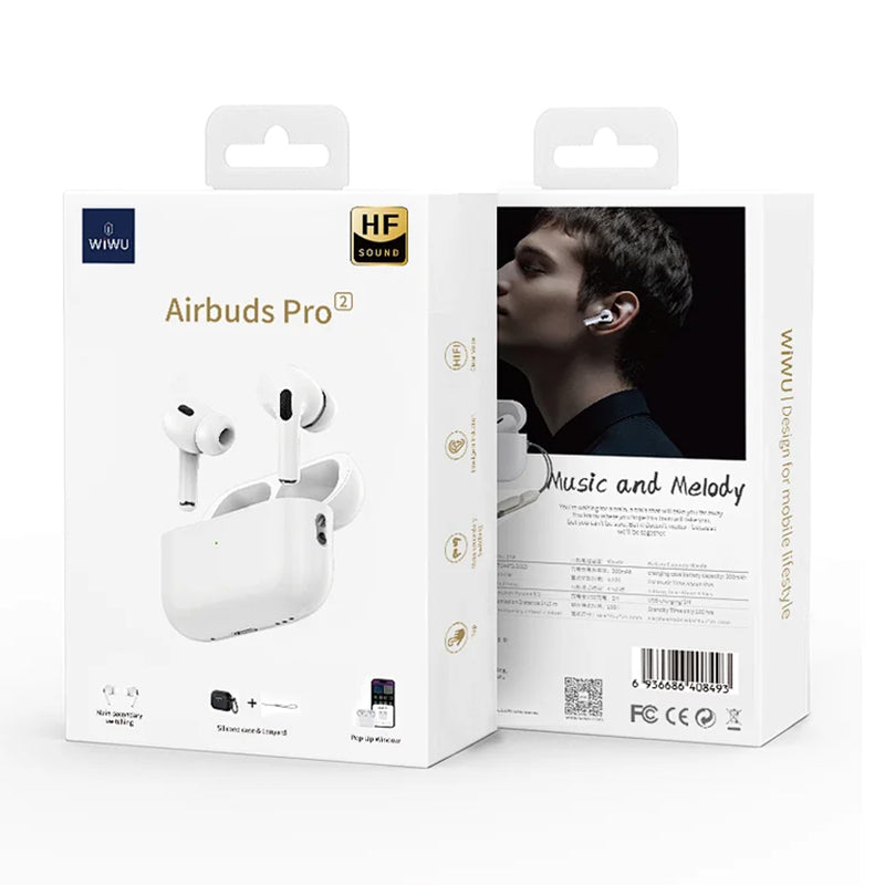 WiWU Airbuds Pro 2 SE Wireless Bluetooth In-Ear Earphone for Mobile Phone devices HF sound