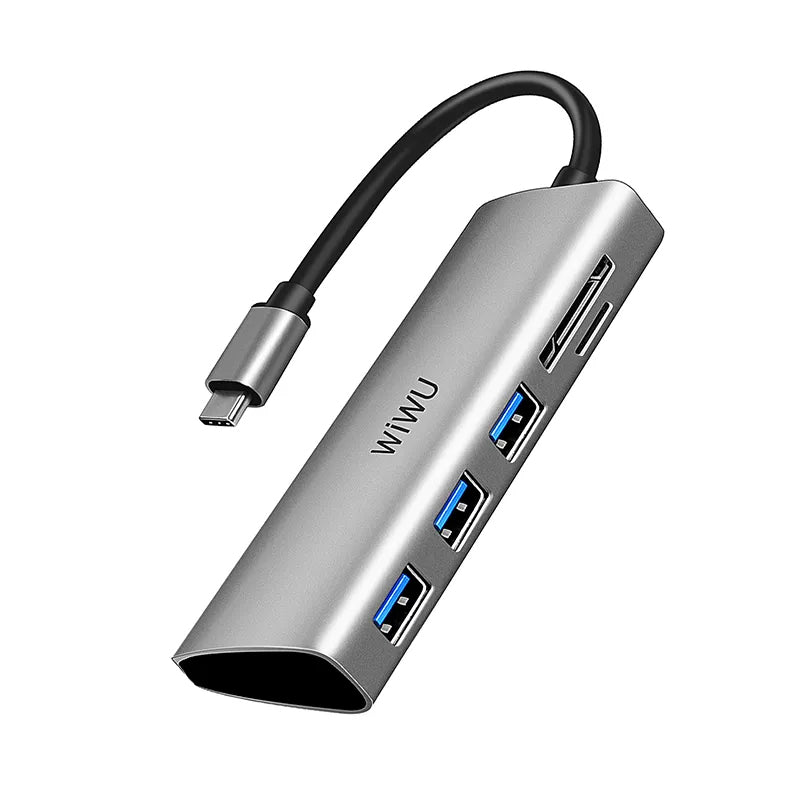 WiWU Alpha 532ST 5 in 1 Laptop Usb C Hub
