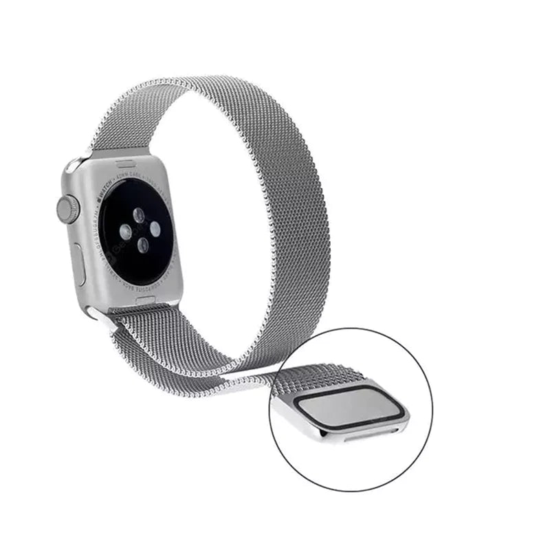 Stainless Steel Magnetic Apple Watch Strap Band