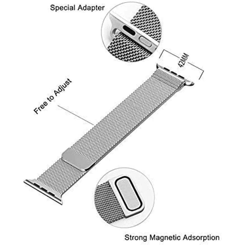 Stainless Steel Magnetic Apple Watch Strap Band