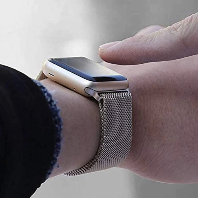 Stainless Steel Magnetic Apple Watch Strap Band