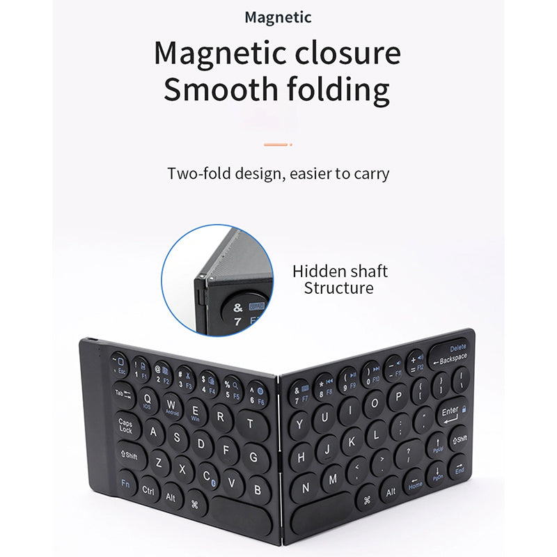 WIWU FOLD MINI WIRELESS KEYBOARD - BLACK