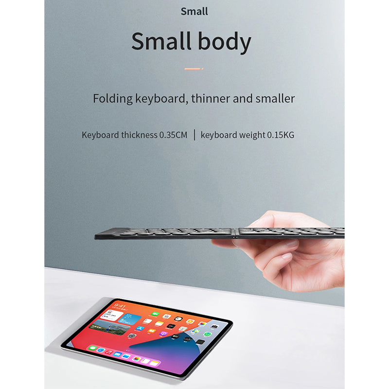 WIWU FOLD MINI WIRELESS KEYBOARD - BLACK