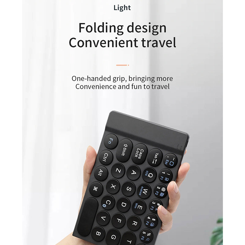 WIWU FOLD MINI WIRELESS KEYBOARD - BLACK