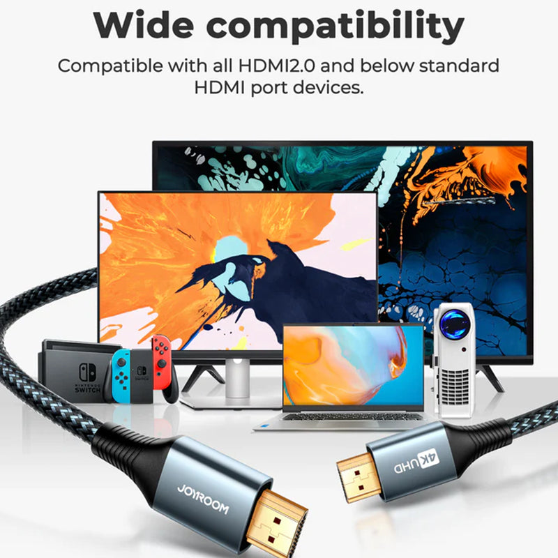 SY-20H1 HDMI To HDMI Cable (4K@60Hz)