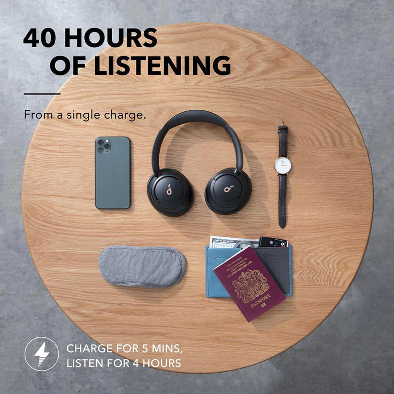 Anker Soundcore Life Q30 Hybrid Active Noise Cancelling Headphones – Black