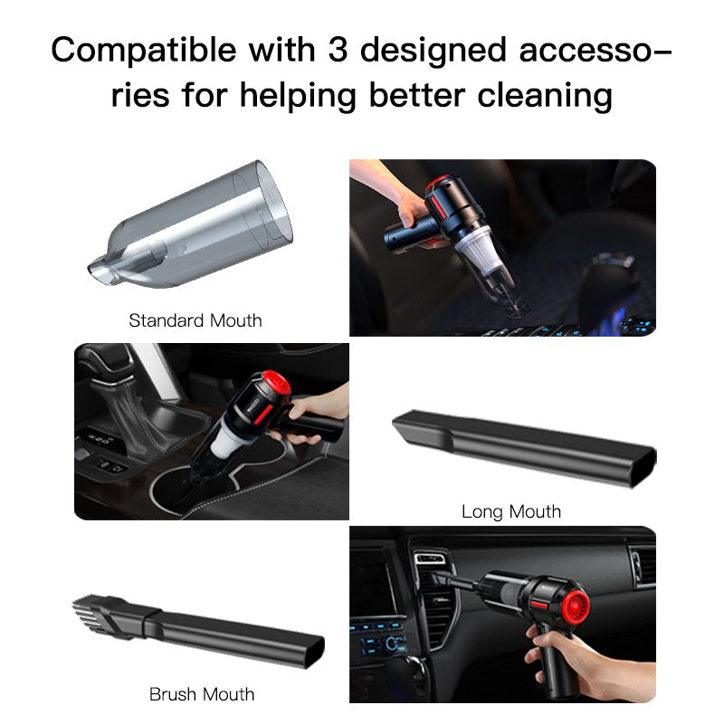 Yesido VC03 Mini Vacuum Cleaner Cordless Handheld Portable Home Car Office High Power 4500Pa Cleaning Tool