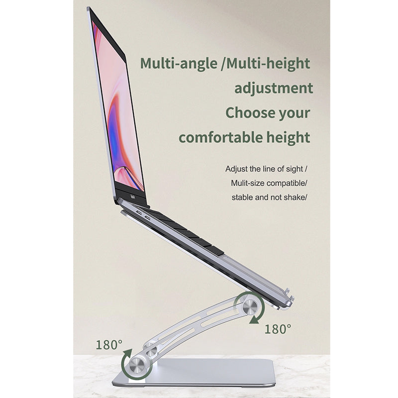 WIWU S700 ERGONOMIC ADJUSTABLE LAPTOP STAND - SILVER