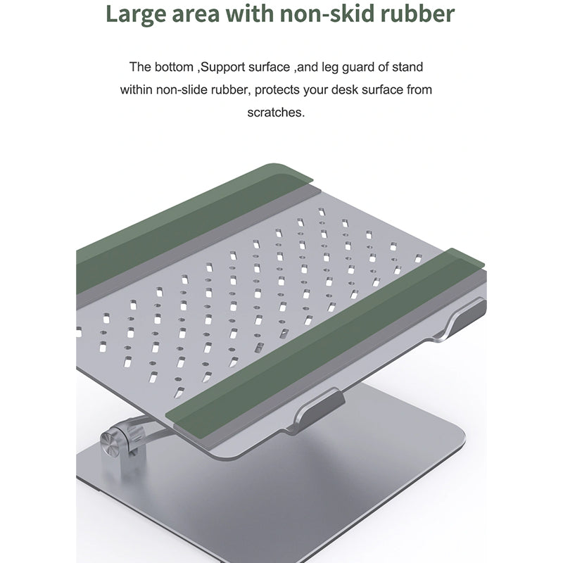 WIWU S700 ERGONOMIC ADJUSTABLE LAPTOP STAND - SILVER