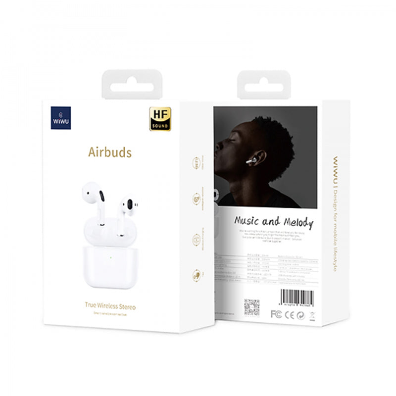 WiWU Airbuds lite Bluetooth Earphone with pop up window compatible with 99% device