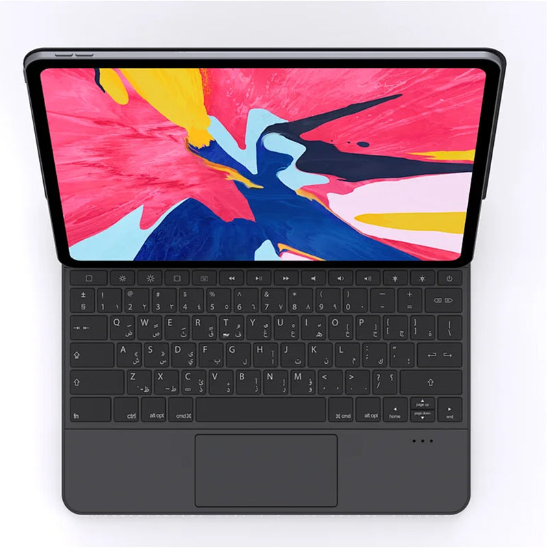 WIWU MAGIC WIRELESS KEYBOARD FOR IPAD 10.9"/11" _ 12.9" - BLACK