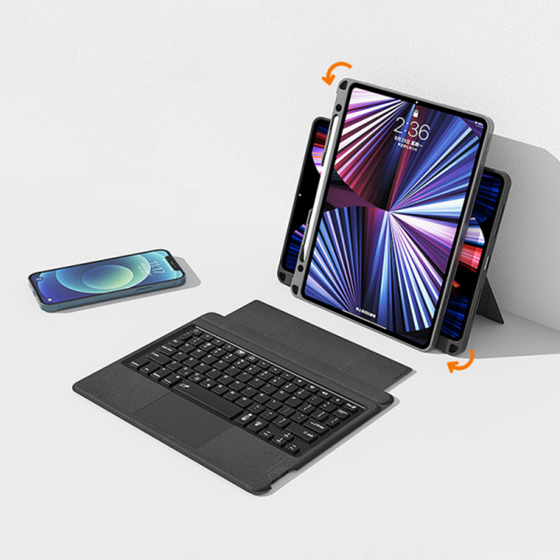 WIWU MAG TOUCH IPAD KEYBOARD CASE FOR 10.2"/10.5" - BLACK
