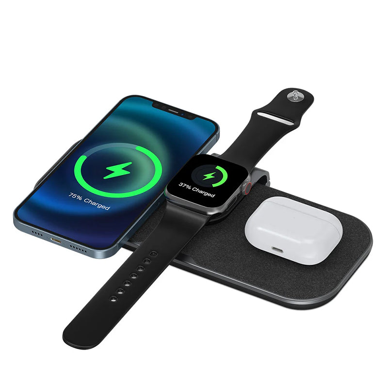 WiWU Wireless MagSafe Charger Fast Charging 3 in 1 For Iphone