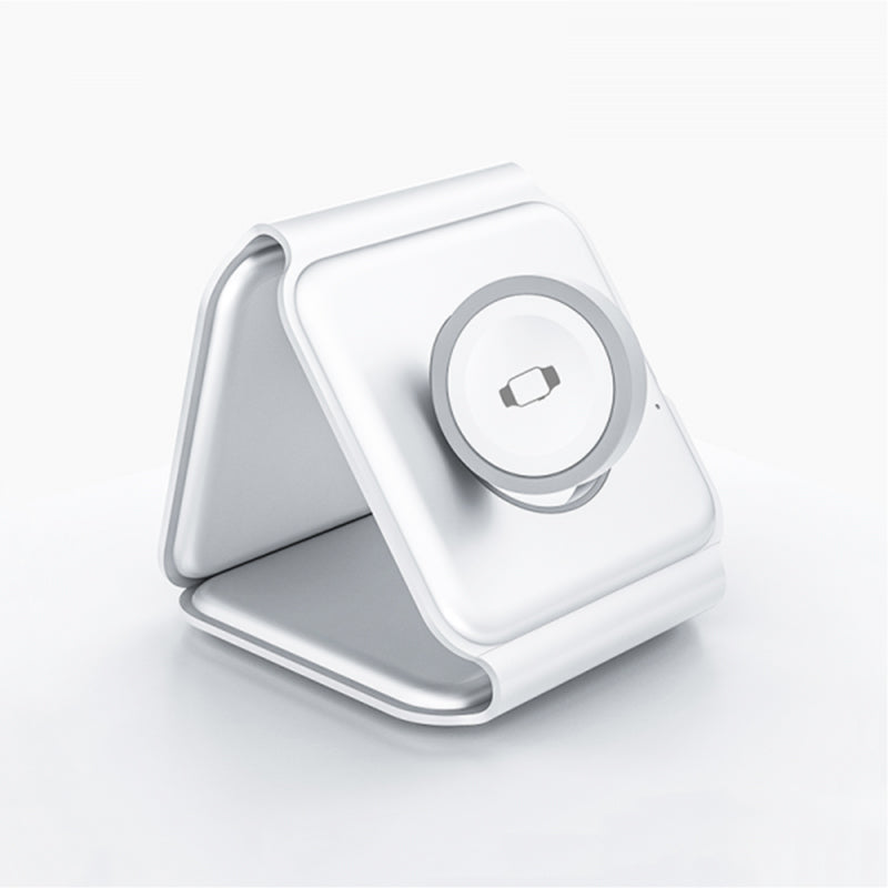 WiWU M6 Foldable 3-in-1 Wireless MagSafe Charger Fast Charging For Iphone