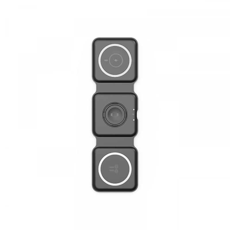 WiWU M6 Foldable 3-in-1 Wireless MagSafe Charger Fast Charging For Iphone