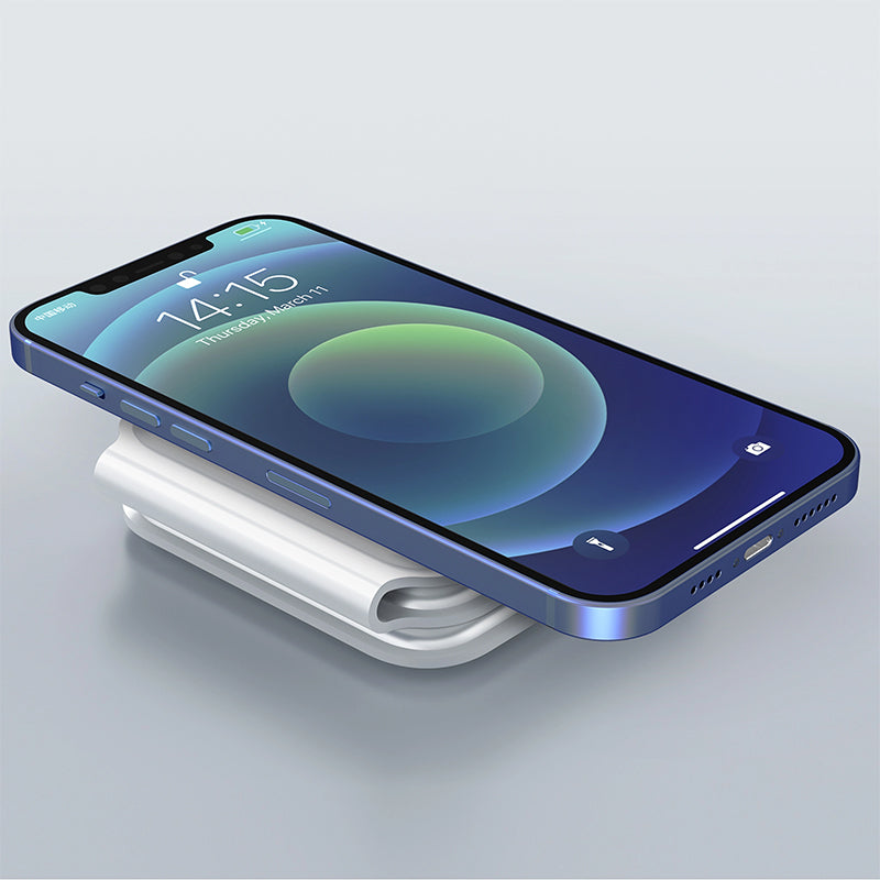 WiWU M6 Foldable 3-in-1 Wireless MagSafe Charger Fast Charging For Iphone