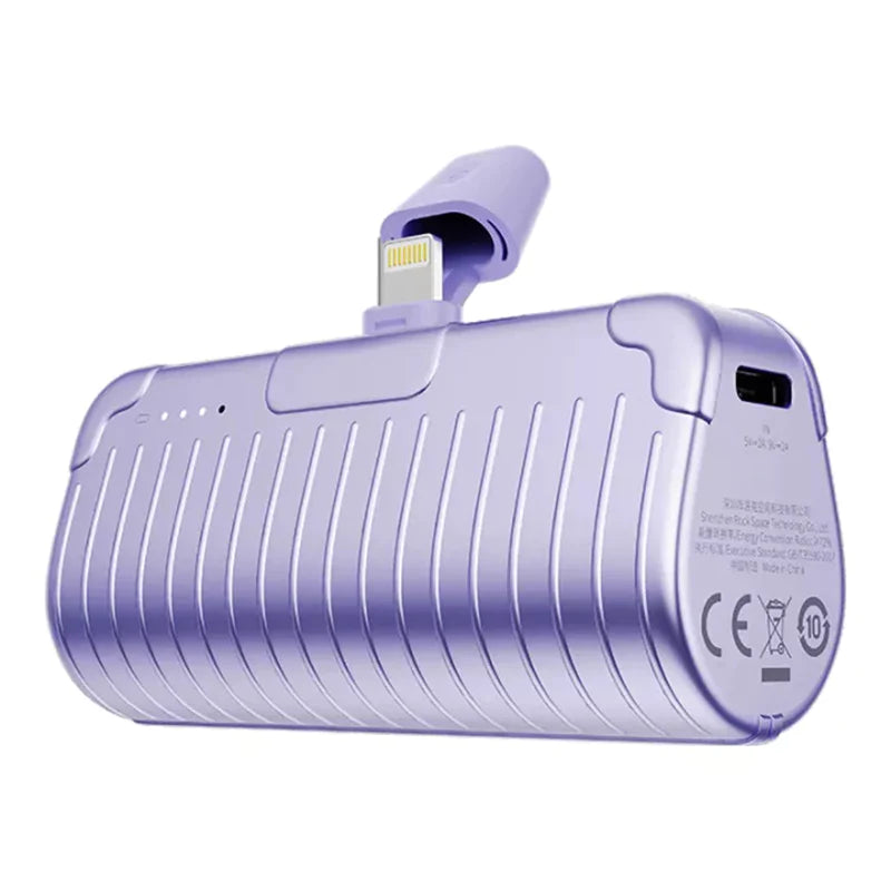Rock P85/P86 Fast Charging PD 20W Mini Power Bank 4800mAh for iPhone Android